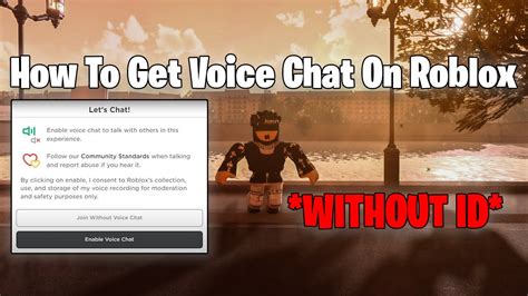 Clicking it brings down a dropdown menu; after that, click on the account info menu. . How to get roblox voice chat without id